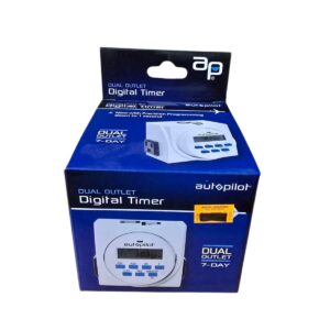 AUTOPILOT DUAL OUTLET DIGITAL TIMER