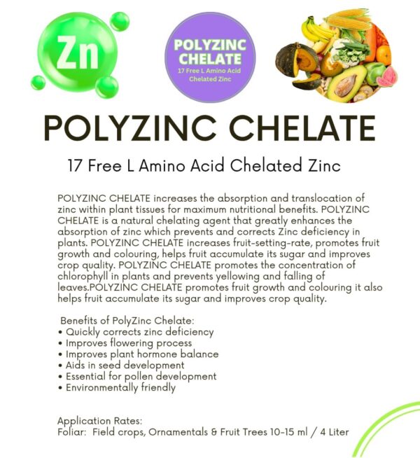 POLYZINC CHELATE 1LT - Image 2